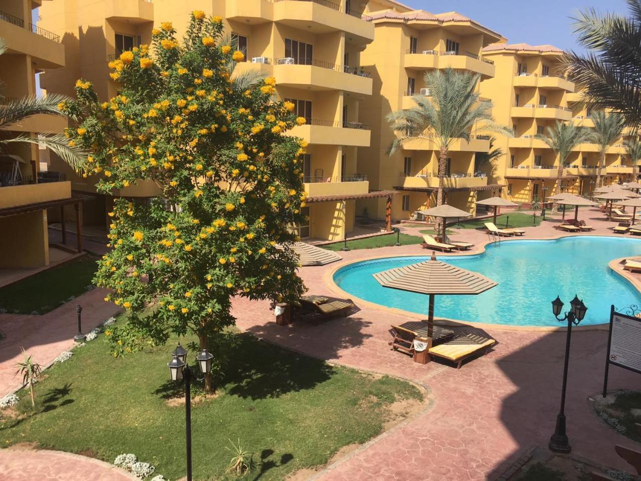 Pool View Apartment at British Resort - Unit 02 Hurghada Eksteriør billede